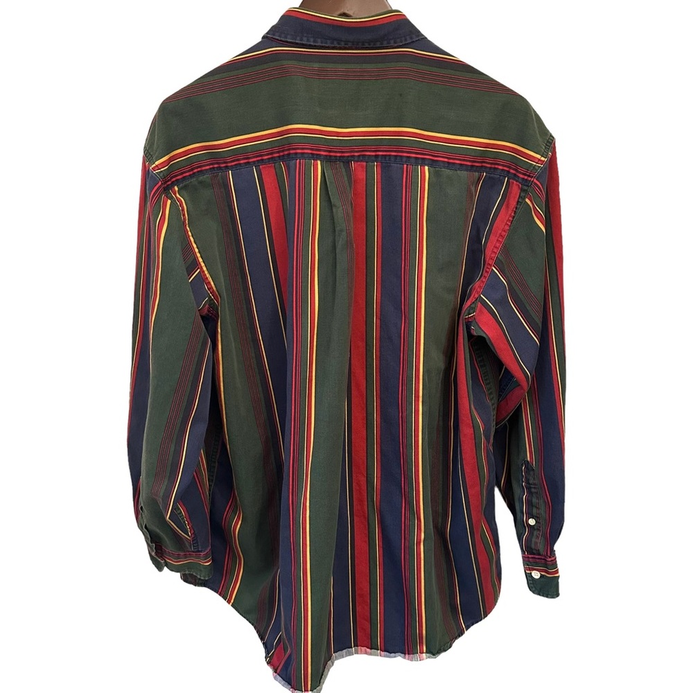 John Ashford Retro Striped Button Down Shirt XXL - Picture 2 of 7